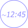 ～12:45